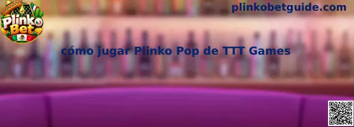 Referencia visual de Plinko Pop de TTT Games para comprender el tablero, la trayectoria de la bola y los multiplicadores